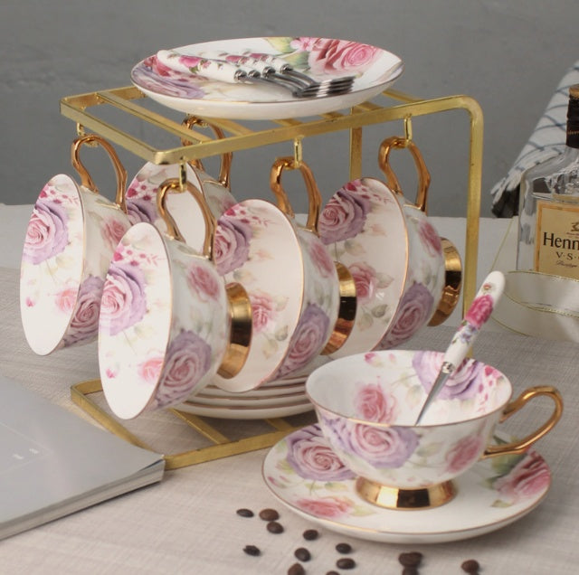 European Style Ceramic Cup Coffee Set