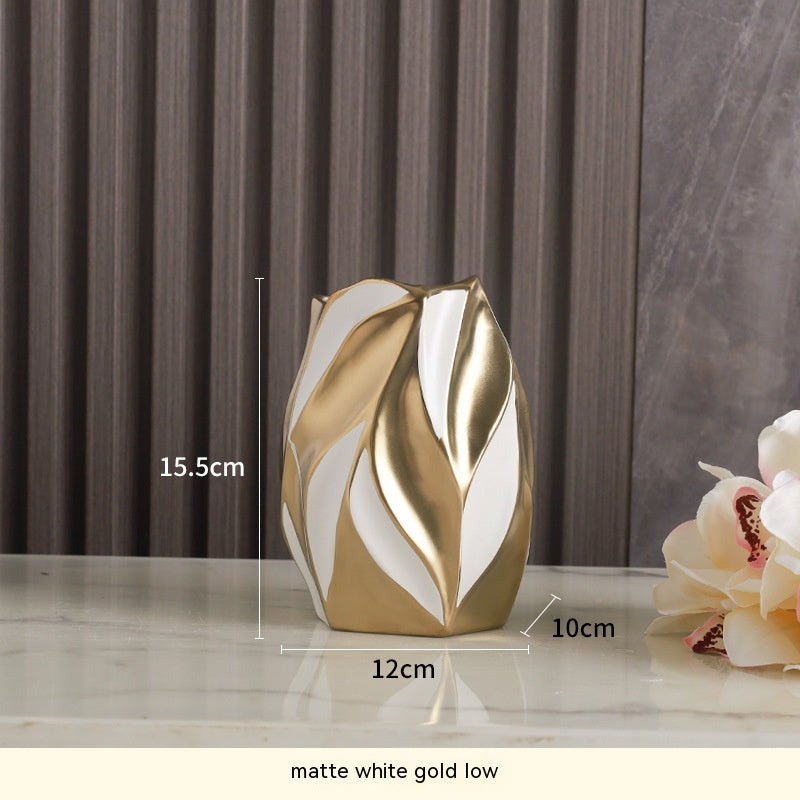 Light Luxury Advanced Creative Living Room Decoration Ceramic Vase