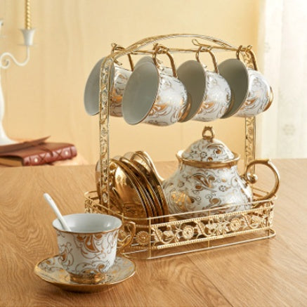 Luxury ceramic coffee saucer cup tea set