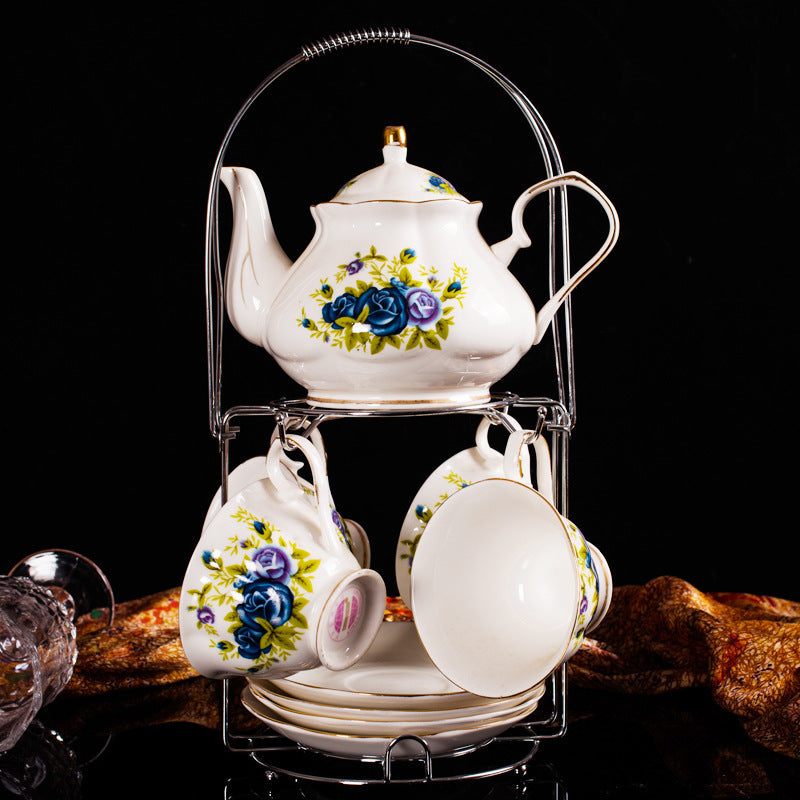 Jingdezhen Ceramic European Style Tea Set, Coffee Cup And Saucer