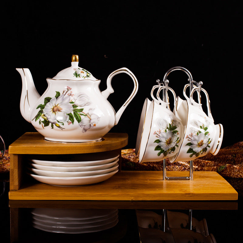 Jingdezhen Ceramic European Style Tea Set, Coffee Cup And Saucer