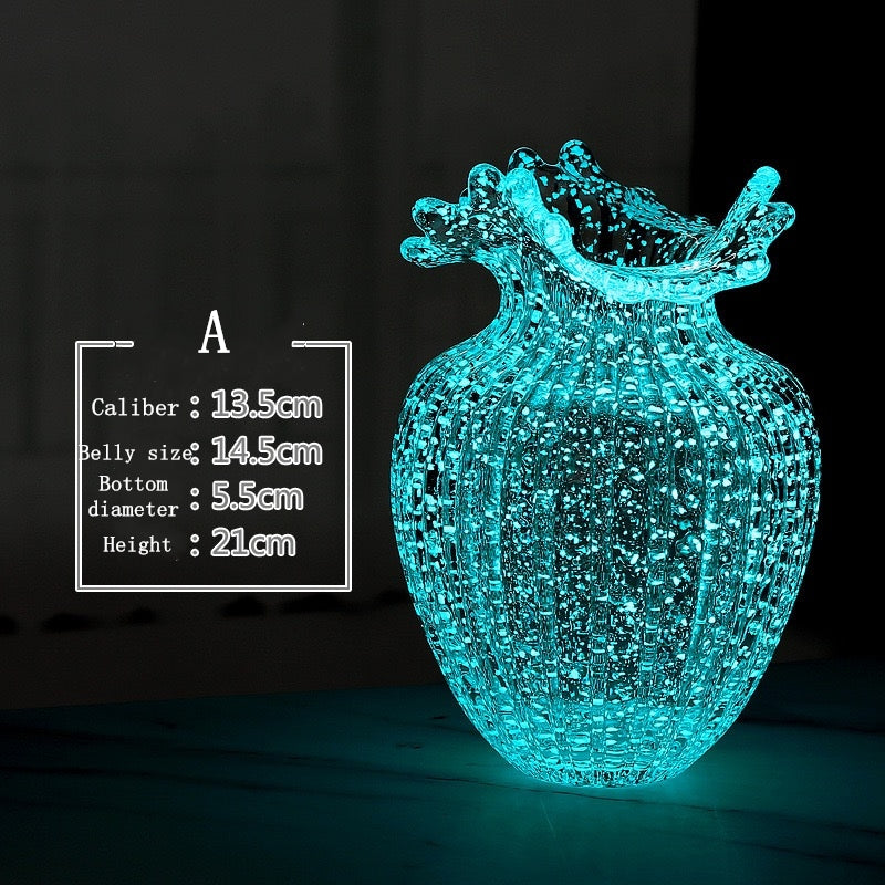 New Creative Luminous Vase Wave