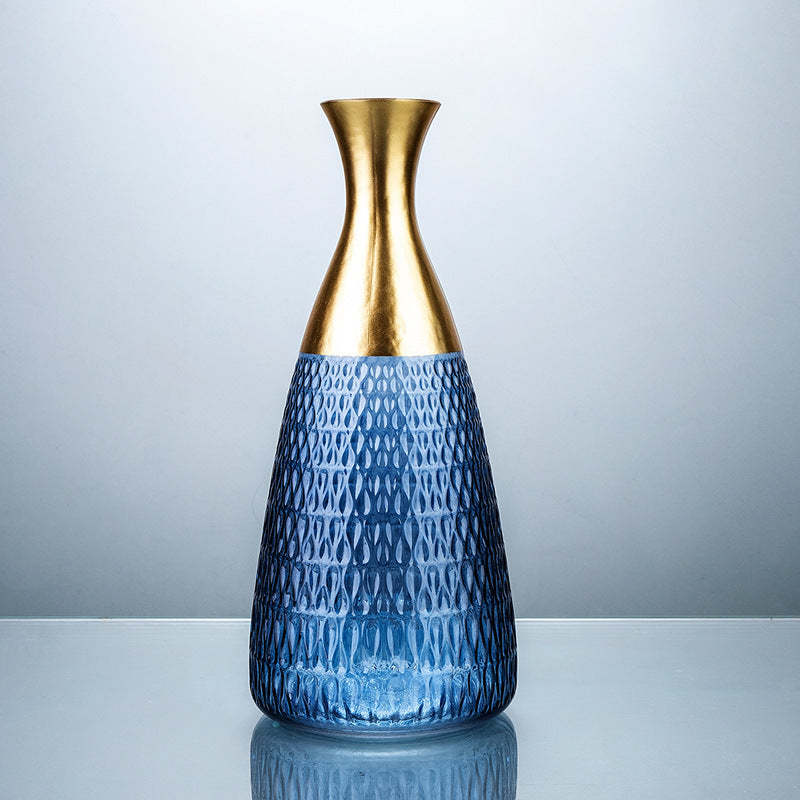 Golden Edge Texture Color Vase Decoration