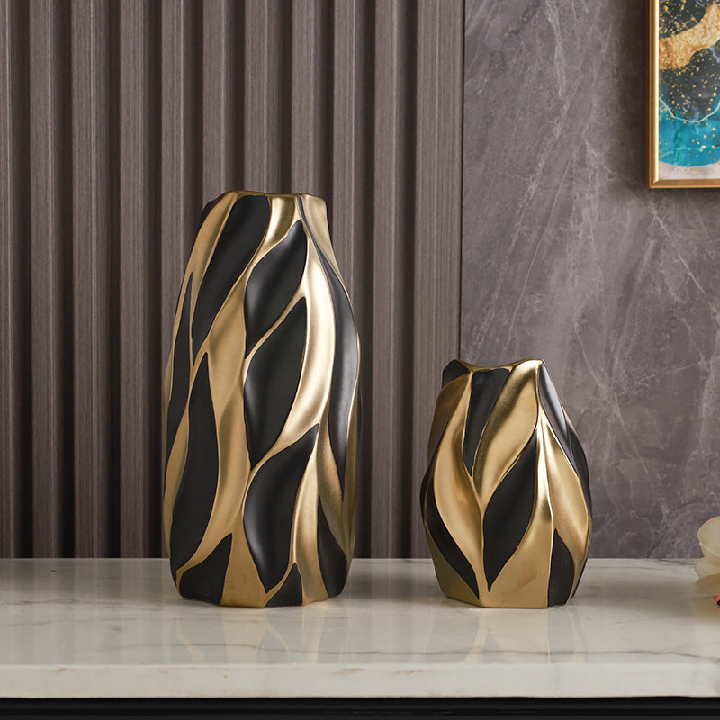 Light Luxury Advanced Creative Living Room Decoration Ceramic Vase