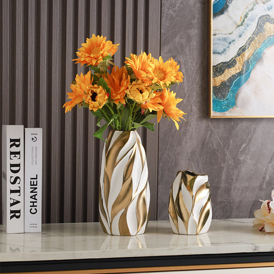 Light Luxury Advanced Creative Living Room Decoration Ceramic Vase