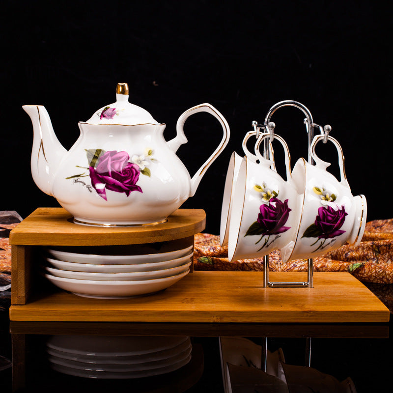 Jingdezhen Ceramic European Style Tea Set, Coffee Cup And Saucer