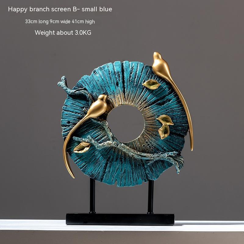 New Chinese Zen Decoration Household TV Cabinet Decorations Creative Living Room Hallway Decoration Moving Into The New House Gifts