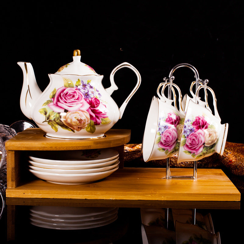 Jingdezhen Ceramic European Style Tea Set, Coffee Cup And Saucer